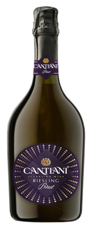 Вино КАНТИАНИ Алиготе-Рислинг Рейнский белое сух. 0,75л. 10%